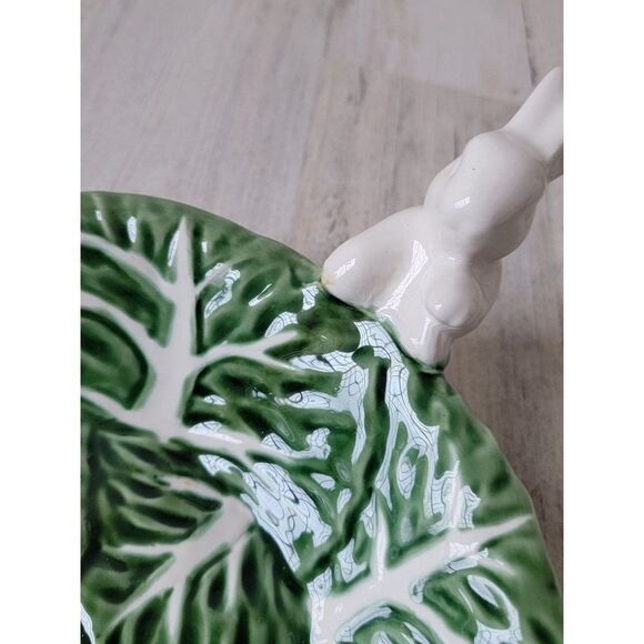 Maxcera cabbage Easter Bunny Bowl dish Decor home - Picture 6 of 9